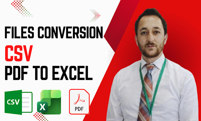 do conversion PDF documents into excel, CSV and editable