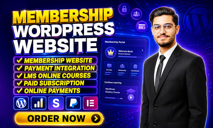 build wordpress membership website