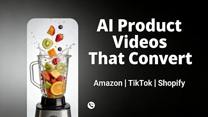 creat a high converting amazon or tiktok product video ad