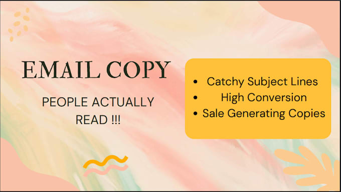do email copywriting to write engaging content