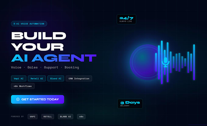 create an ai voice agent using vapi or retell