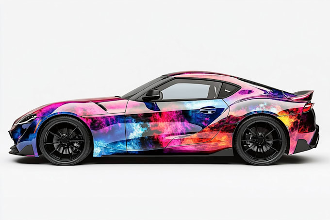 creative custom car wrap, van wrap, truck wrap, trailer wrap