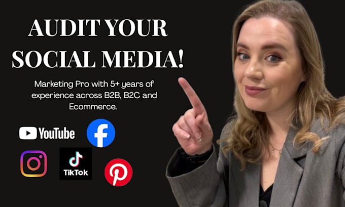 audit and review your social media and help you grow online