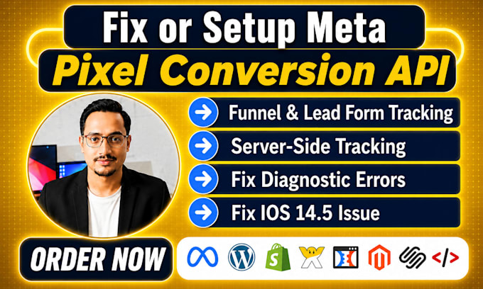 setup facebook pixel,conversion API,fix meta pixel, server side tracking by GTM
