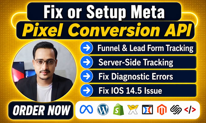 setup facebook pixel,conversion API,fix meta pixel, server side tracking by GTM