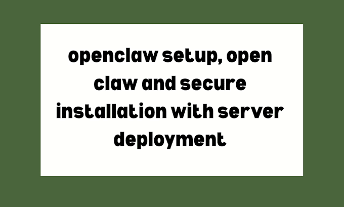 do full openclaw installation openai for open claw