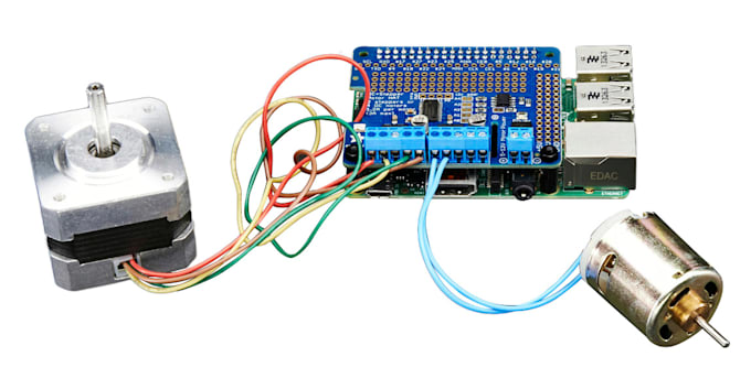 design custom motor driver pcb and embedded control for robotics and automation