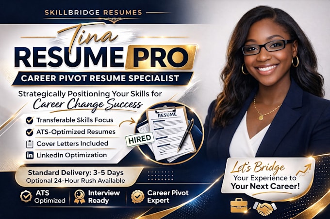 write an ats optimized career pivot resume highlighting transferable skills