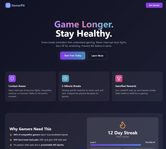 build a gaming community website with discord integration