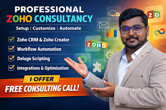 your zoho expert, zoho developer and zoho consultnt