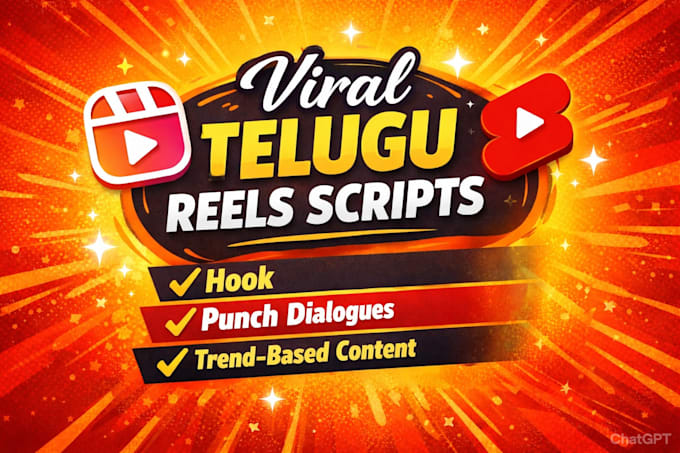 write vral telugu instagram reels script