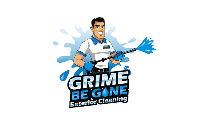 make a unique gutter cleaning logo