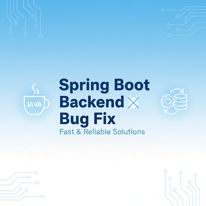 fix your spring boot backend bugs