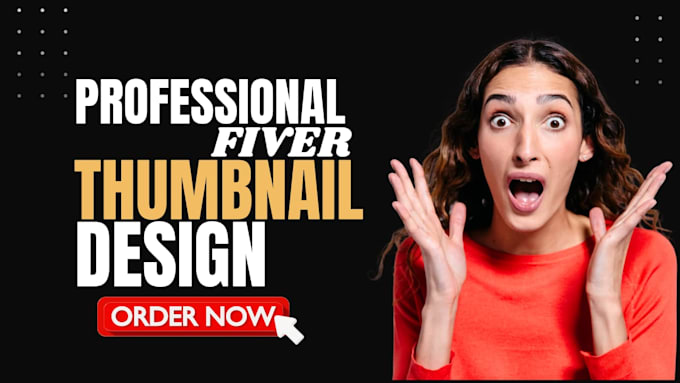 design a professional fiver gig image thumbnail