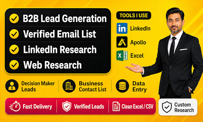 do b2b lead generation and build verified email lists