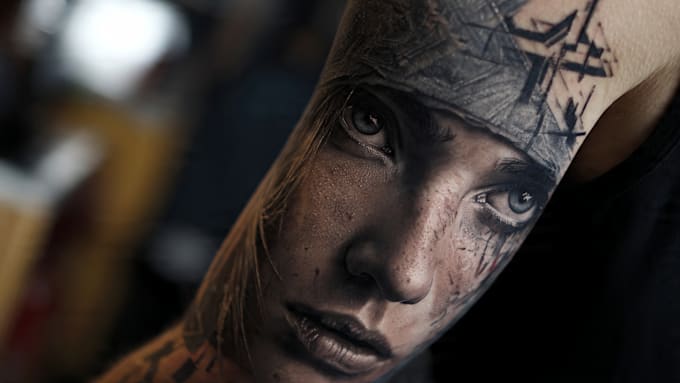 create unique customized realism tattoo design