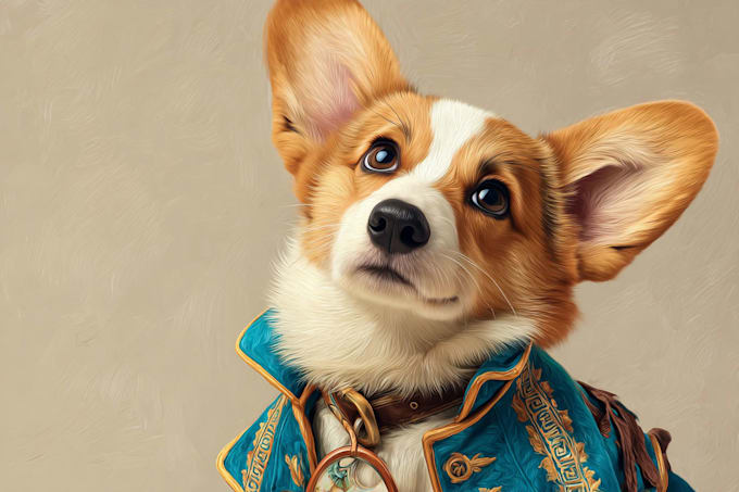 create custom disney inspired pet artwork
