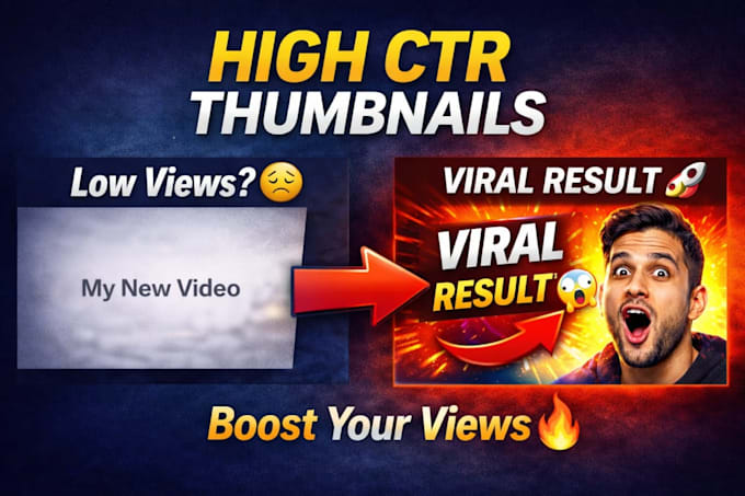 Eye catching youtube thumbnails to boost your views by Rozymartin221 ...