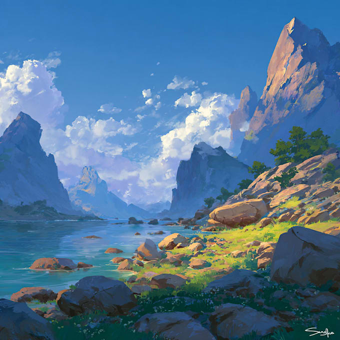 environment concept art landscape design