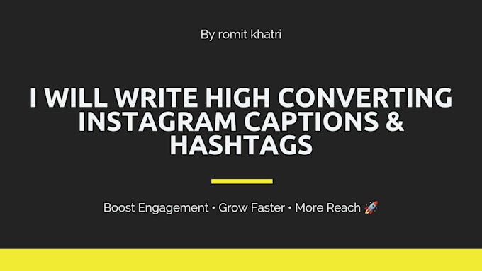 write engaging instagram captions and targeted hashtags