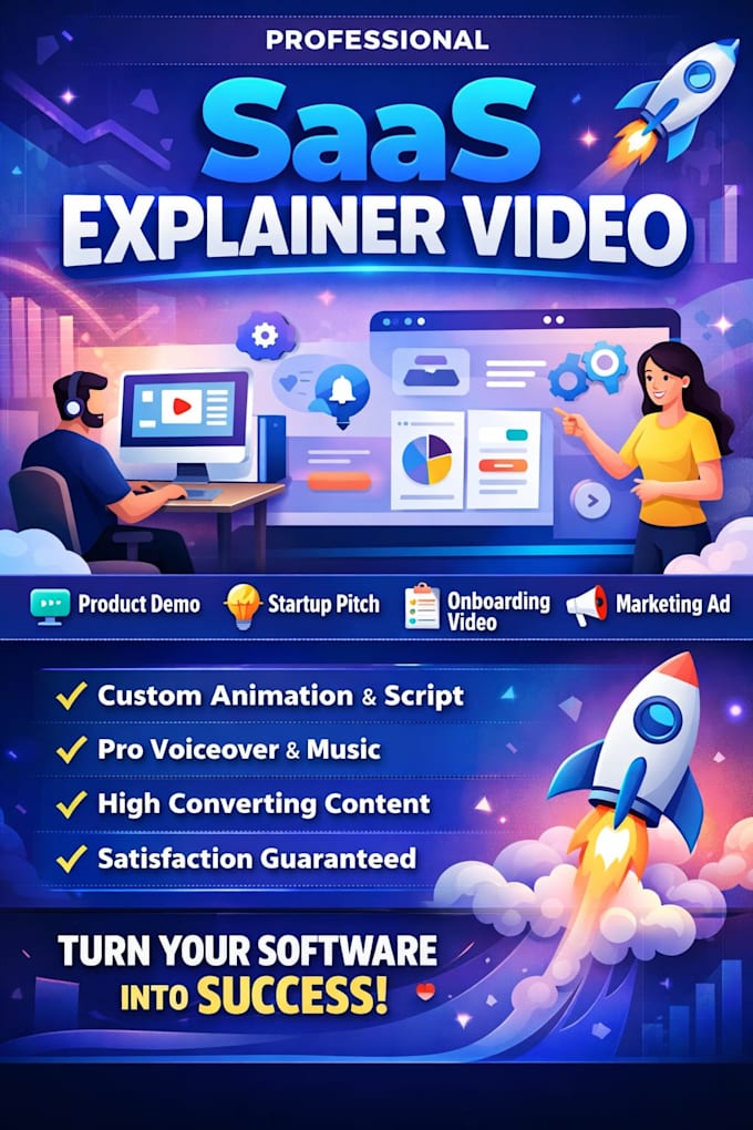 create saas video,saas website explainer,saas animation,b2b startup,saas demo