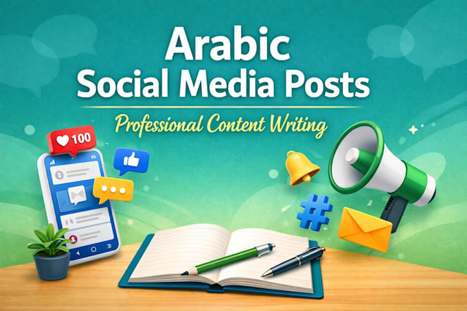 write powerful arabic social media posts for your brand