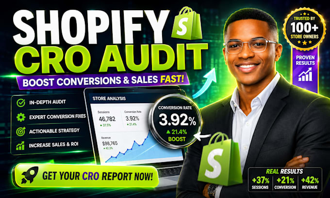 do shopify cro audit to fix low sales and boost conversions