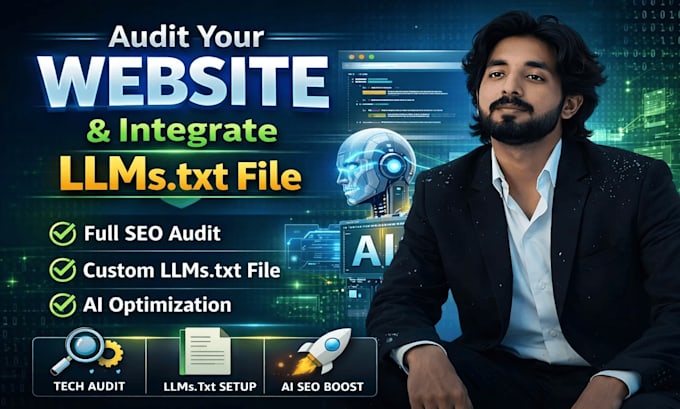 audit your website and integrate llms txt file