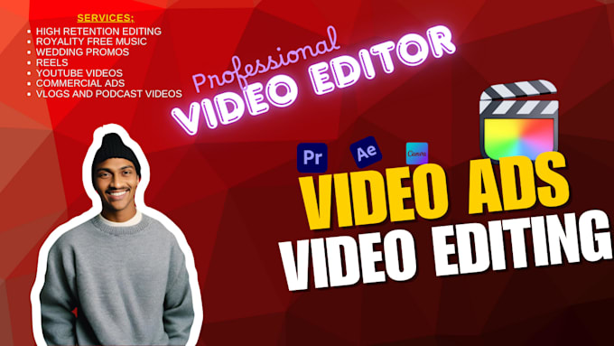 professionally edit your video ad or brand video