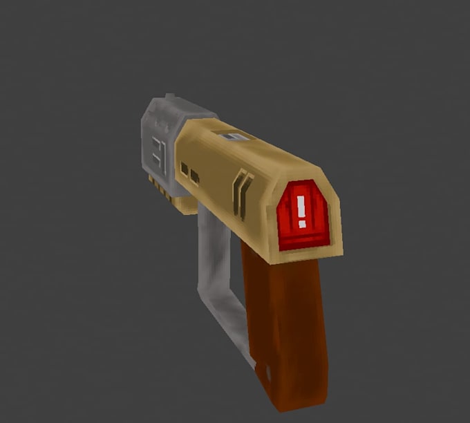 create 3d models of weapons for you