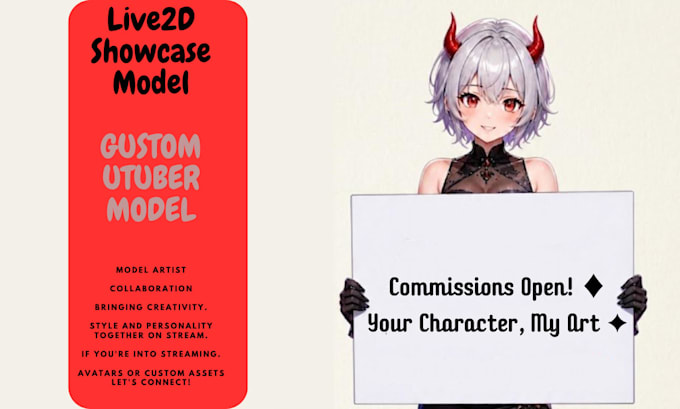 create a custom live2d vtuber model and rig it for streaming
