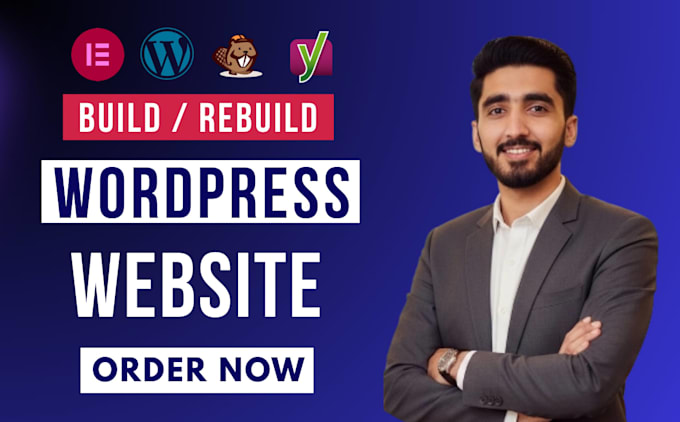 build rebuild wordpress website for your business with elementor
