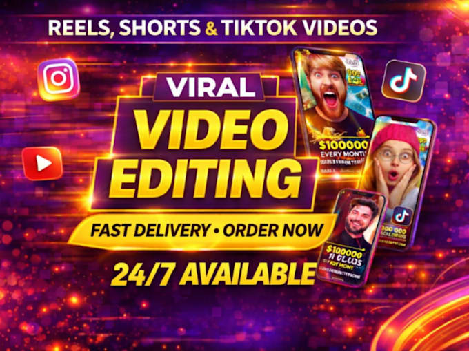be short video editor, tik tok editor, instagram reels, youtube short videos