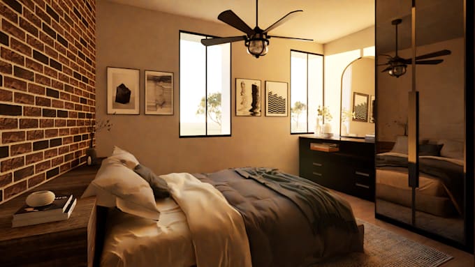 create 2d floor plans, visuals, moodboard for your room