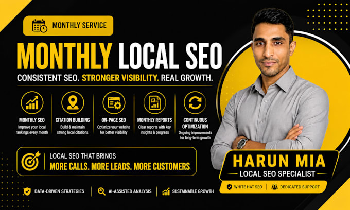 do monthly local SEO google business profile management