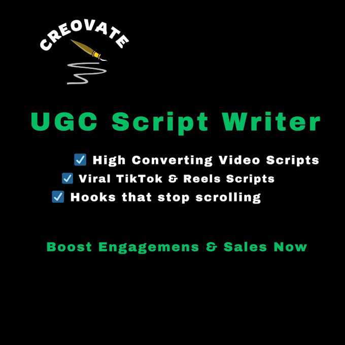 write ugc tiktok script for your brand