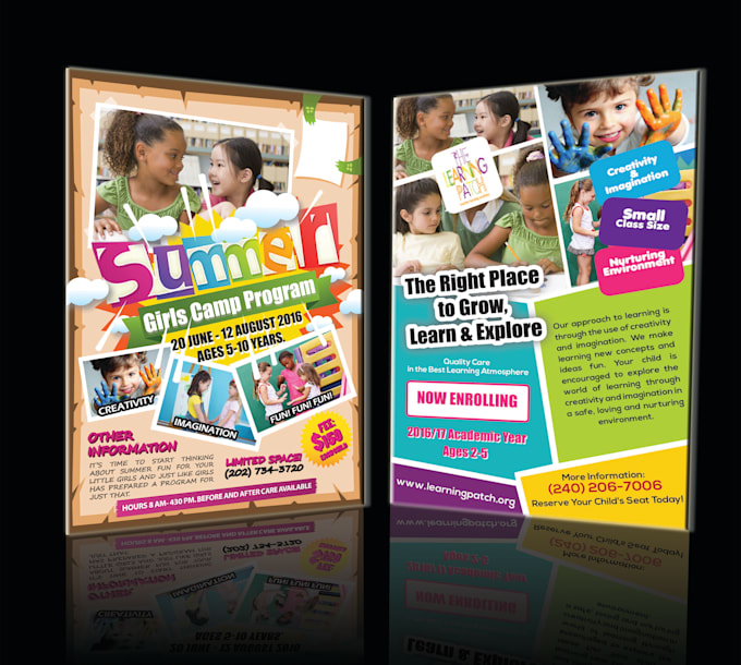 design digital flyer for print use