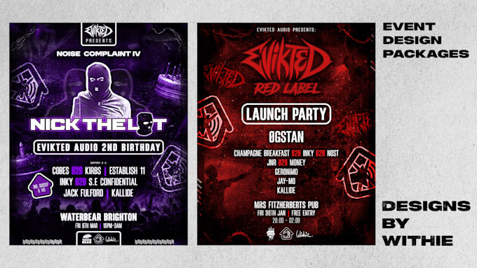 create a design assets package for your event