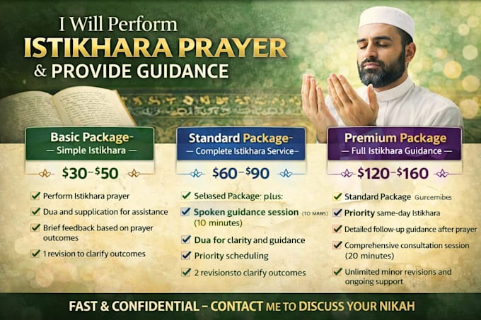 perform istikhara prayer and provide clear guidance