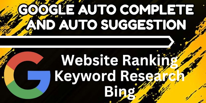 promote google autocomplete autosuggest for your keywords