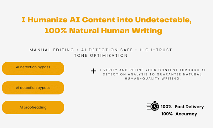 humanize ai content into undetectable human writing