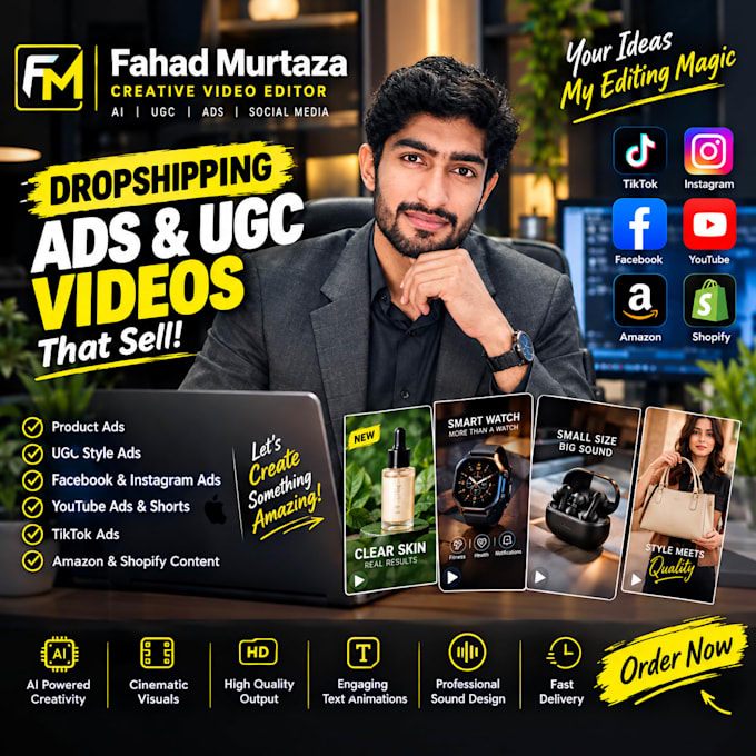 create ai ugc video ads for dropshipping and ecommerce brands