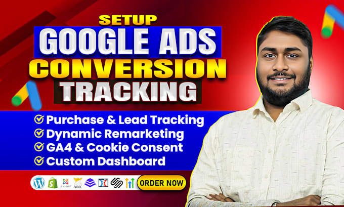 set up google ads conversion tracking ga4, and dynamic remarketing