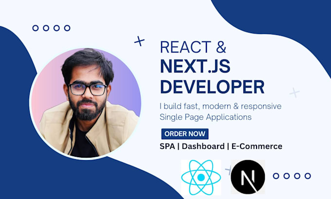 build a fast, modern single page application using react and next js