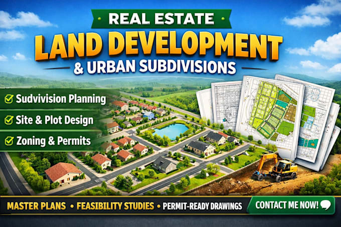 plan real estate land development and urban subdivisions