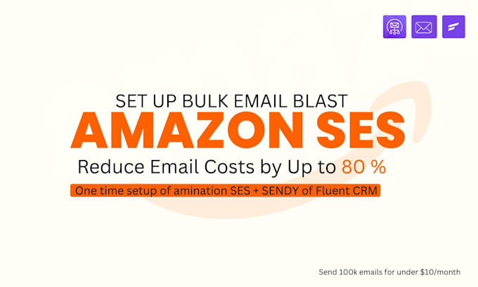 set up bulk email blast using amazon ses