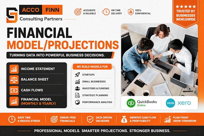 build custom startup financial model and financial plan