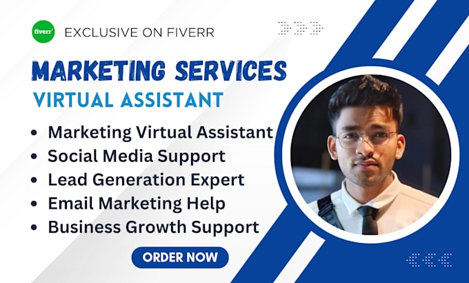 provide daily marketing support and admin help as a virtual assistant