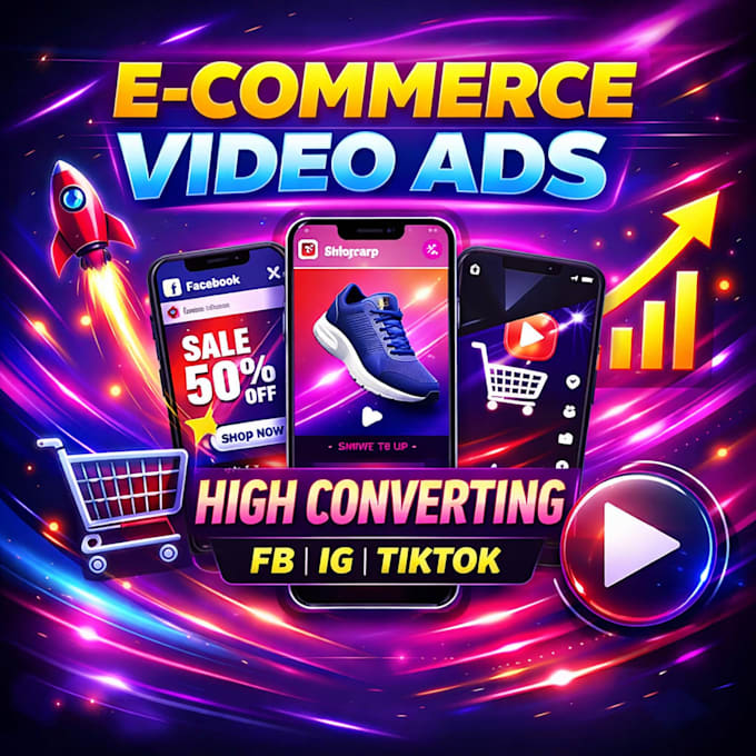 create high converting e commerce video ads for facebook, instagram and tiktok