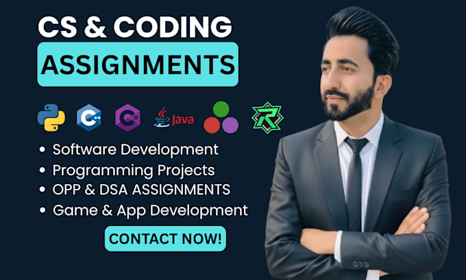 do coding assigned tasks, game and app development projects in c cpp python java